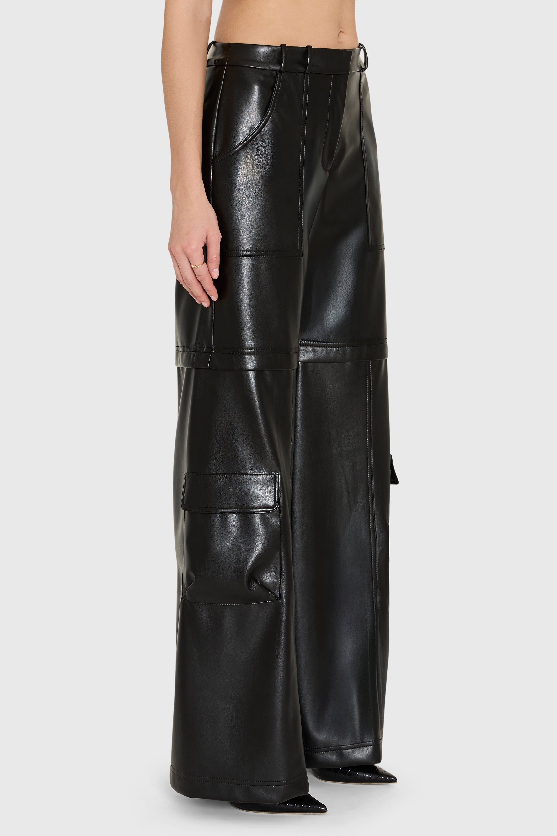 Lucas Pant in Faux Leather