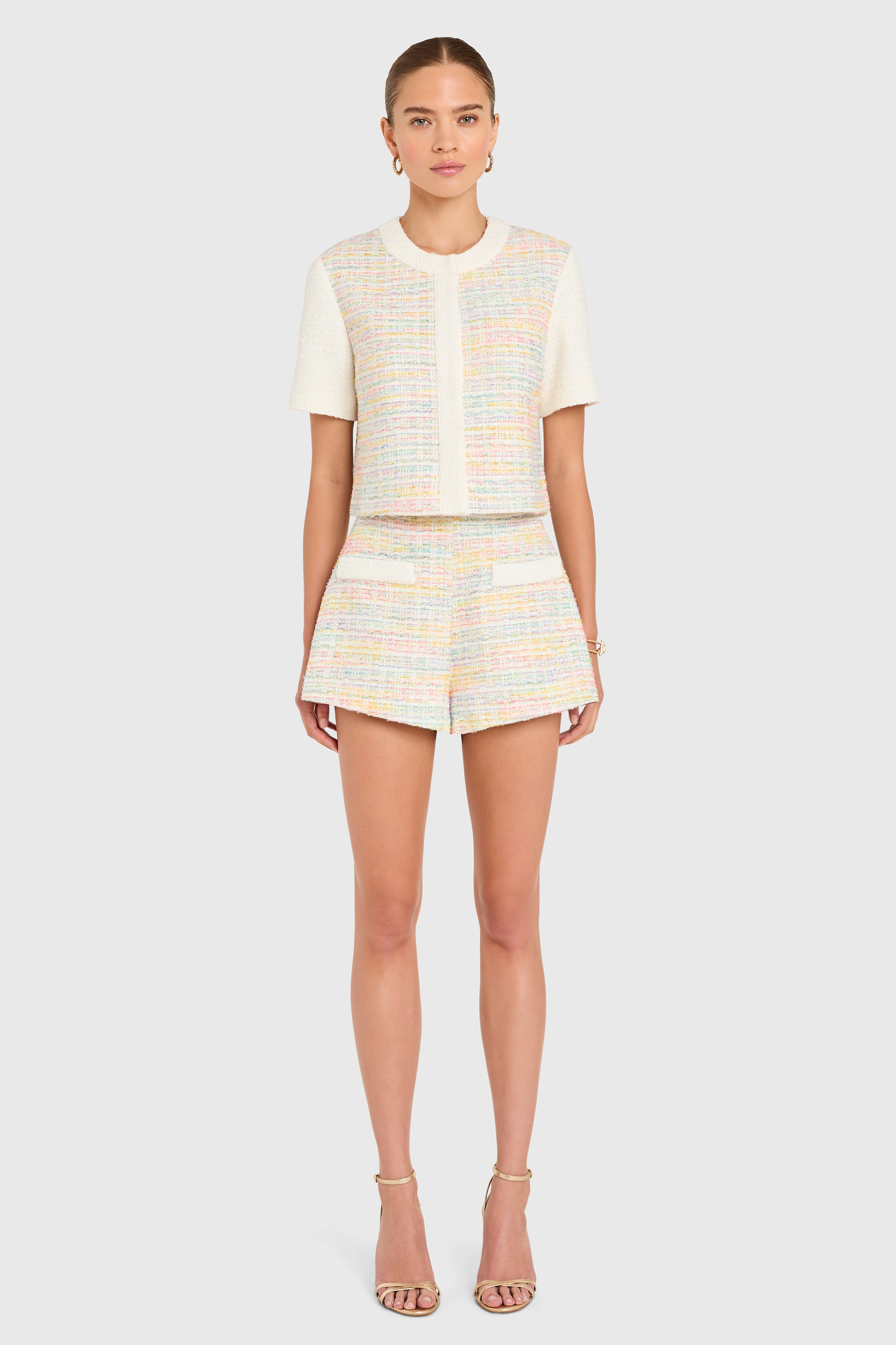 Braswell Shorts in Angelica Tweed